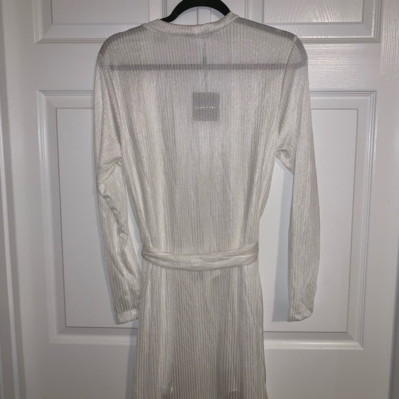 NWT JLUXLABEL Ivory Prosecco Belted Long Duster - Picture 12 of 12